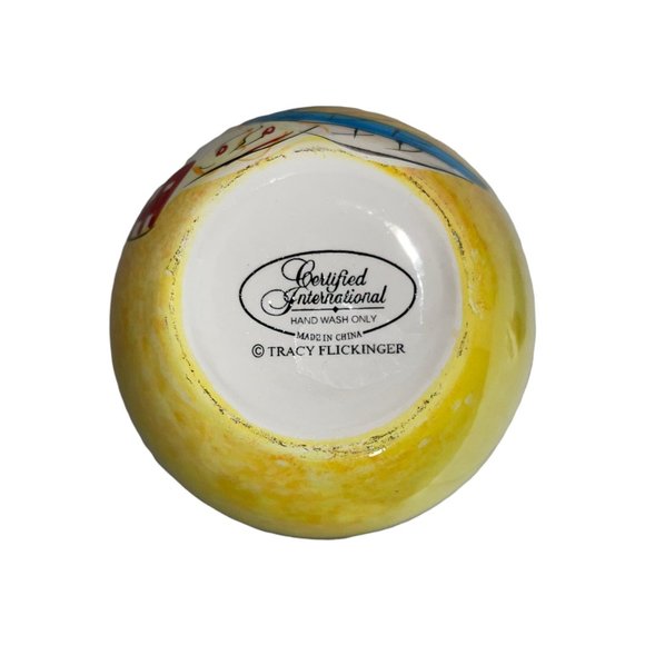 Certified International China Tracy Flickinger Oil Cruet Pitcher Dipping Plates - Picture 7 of 12